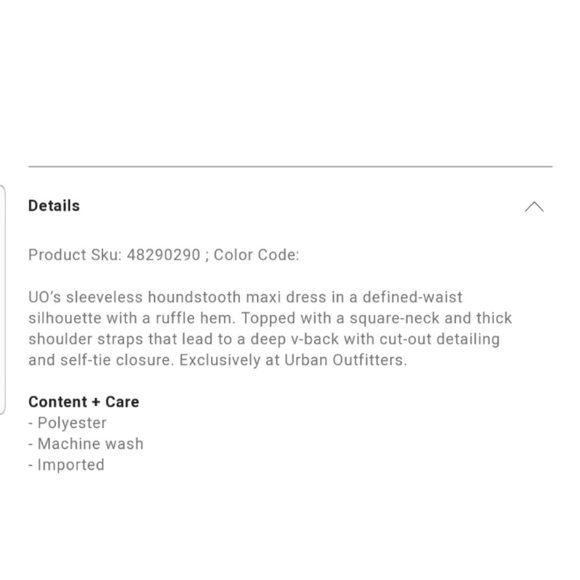 Urban Outfitters | Tie-Back Dress - Picture 4 of 6